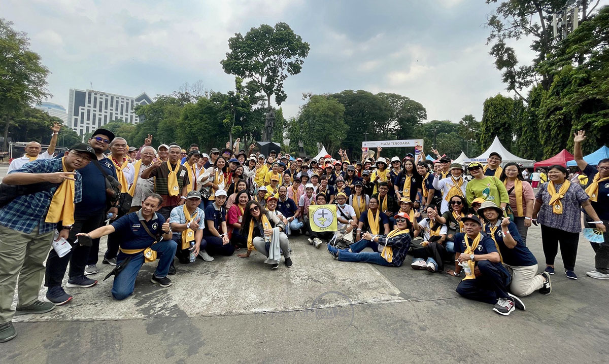 umat herkulanus dalam misa bersama paus fransiskus